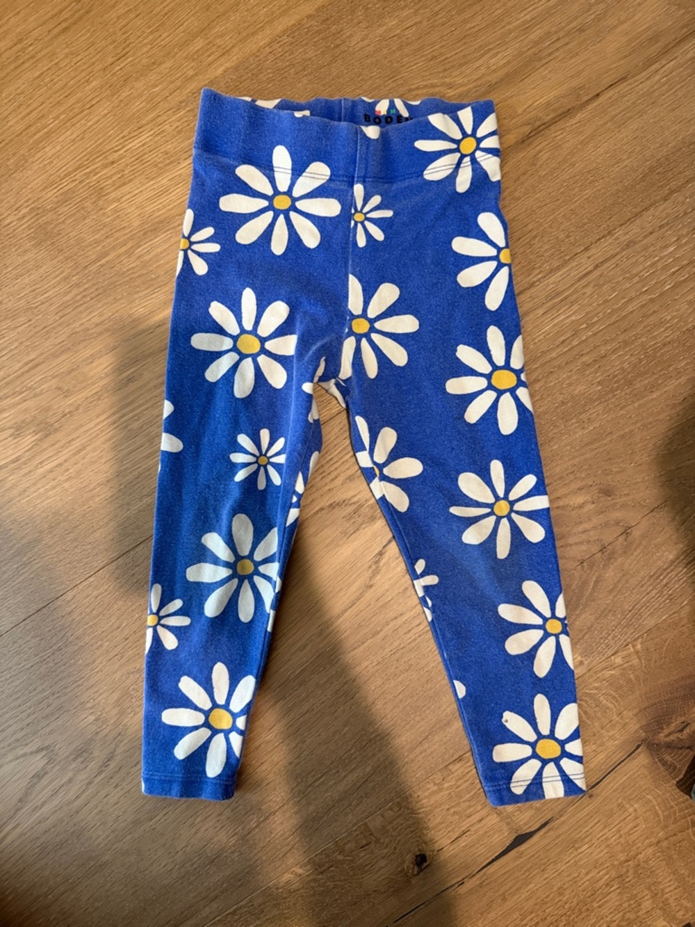 Mini Boden Royal Blue Daisy Leggings